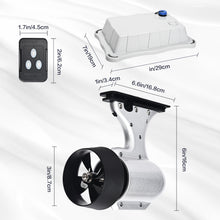 Load image into Gallery viewer, Paradise Pad Electric Motorized SUP Fin - Air7 + Hardboard Adaptor