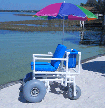 Load image into Gallery viewer, AccessRec PVC All Terrain Beach Wheelchairs
