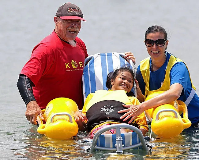AccessRec WaterWheels Floating Beach Wheelchair