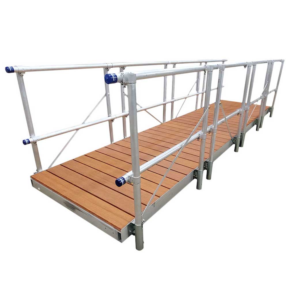 Patriot Docks 16 ft Aluminum Gangway Brown