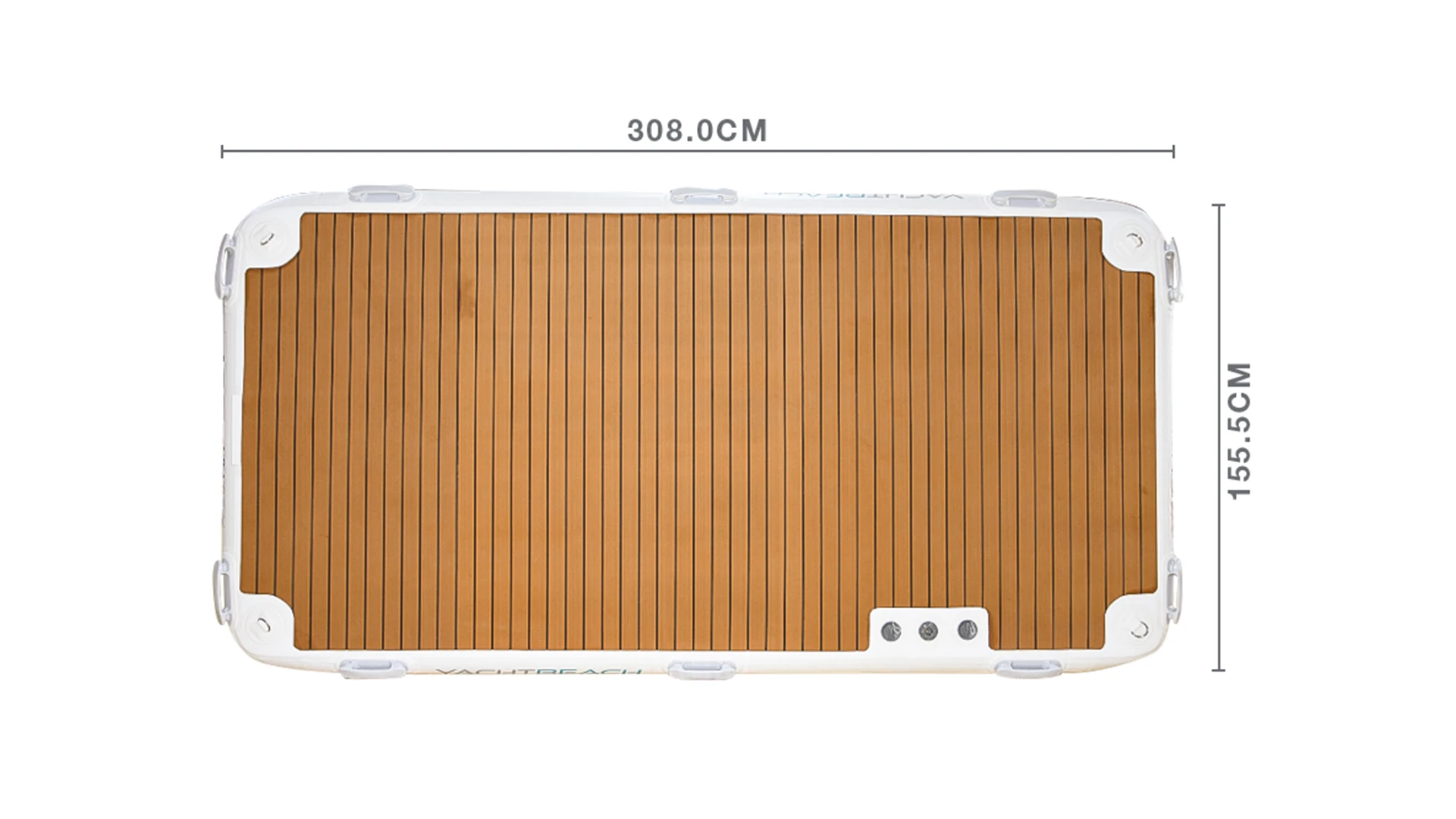 Yachtbeach Platform 3.08 Premium Teak 10.1’x5′