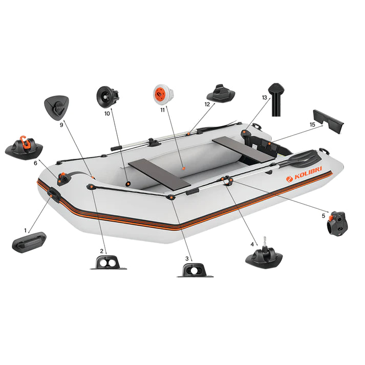 Kolibri Marine KM-330 (10'10") Inflatable Boat