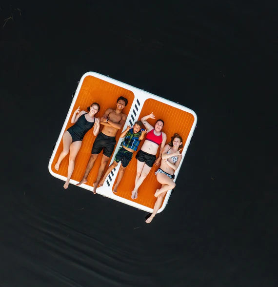 POP UP DOCK Inflatable Platform 8' x 7' x 8"