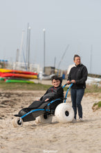 Load image into Gallery viewer, Vipamat Hippocampe Beach and All-Terrain Wheelchair - Blue / XL - Above 6'1"