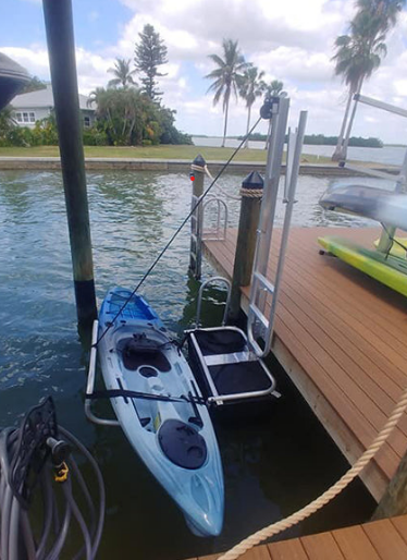Seahorse Fixed Dock Single Kayak Launch