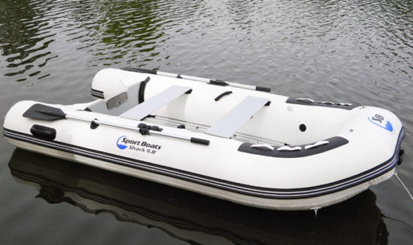 Inflatable Sport Boats White Marlin 9.8′ Air Floor