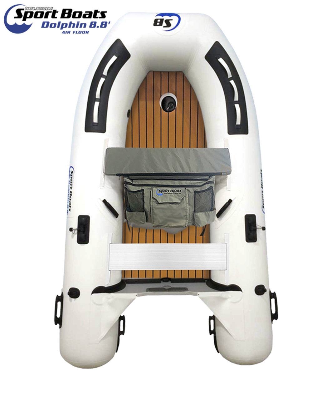 Inflatable Sport Boats Dolphin EVA Teak 2-n-1 Air Floor 8.8′