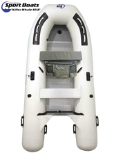 Load image into Gallery viewer, Inflatable Sport Boats Killer Whale 10.8′ Aluminum Floor