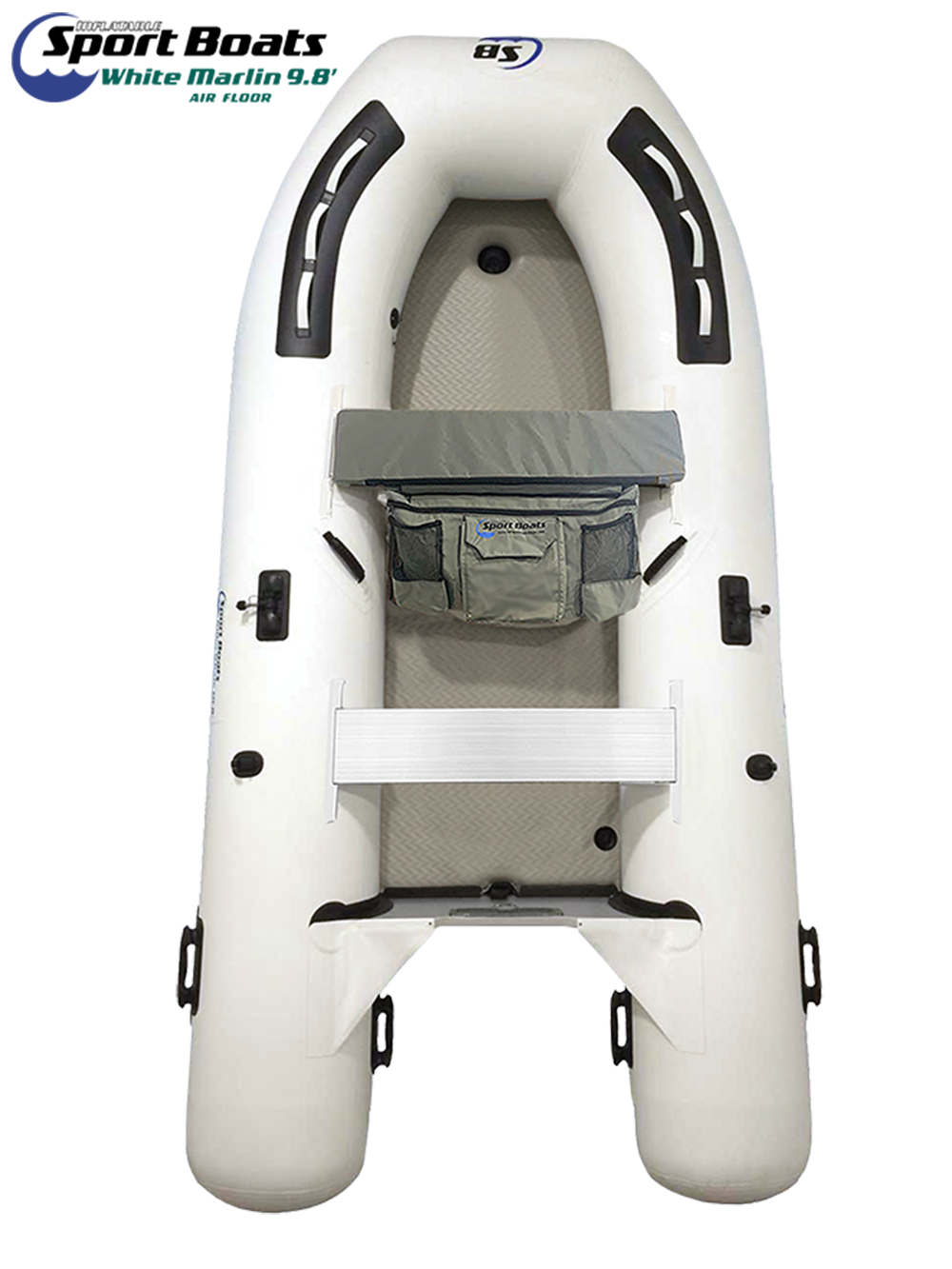 Inflatable Sport Boats White Marlin 9.8′ Air Floor