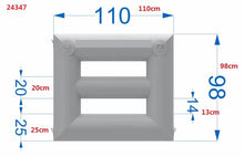 Load image into Gallery viewer, Yachtbeach Magic Yachtslide 8'10" - 11'6" Railing to Waterline Measurement