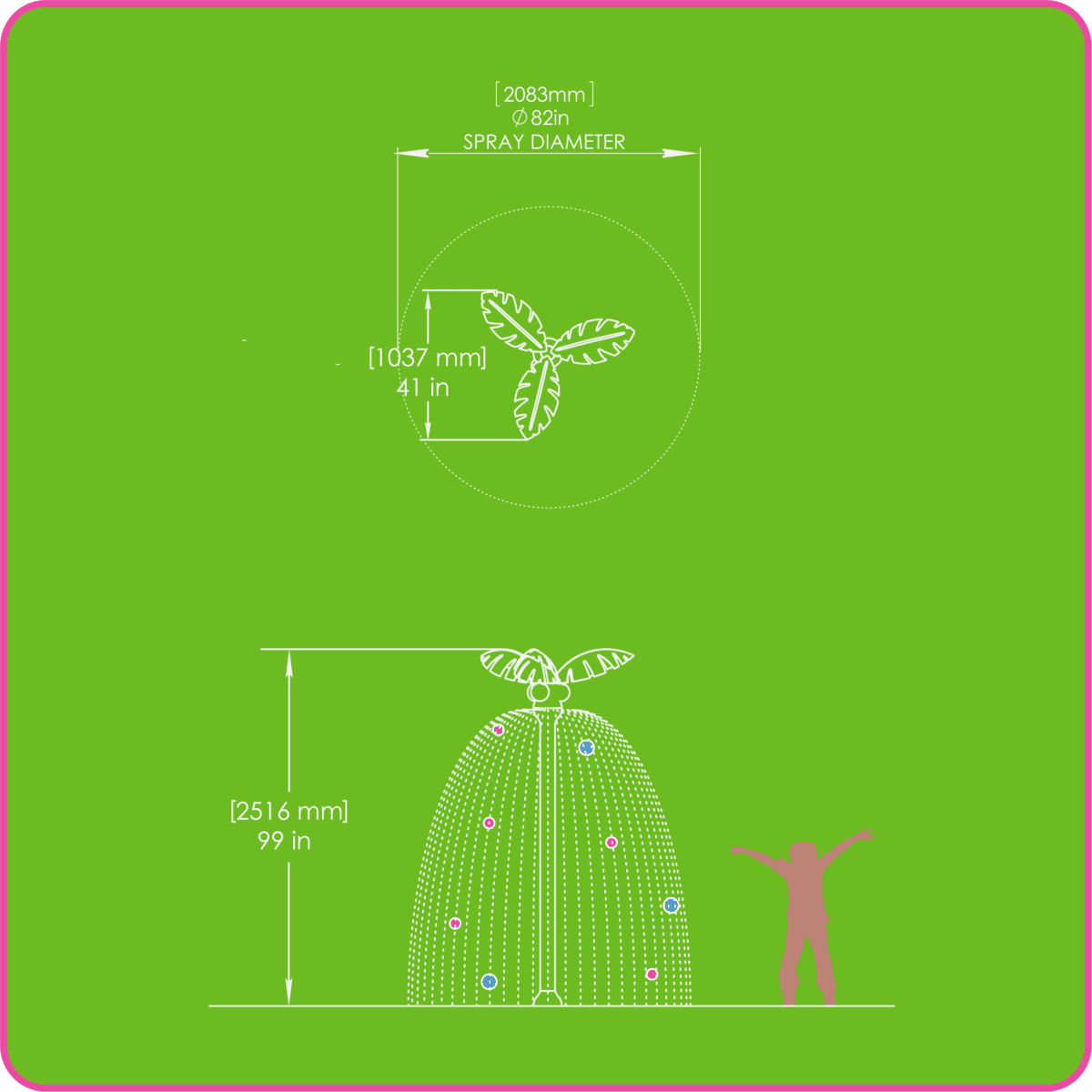 Empex Water Toys Aquapalm Mini Water Features