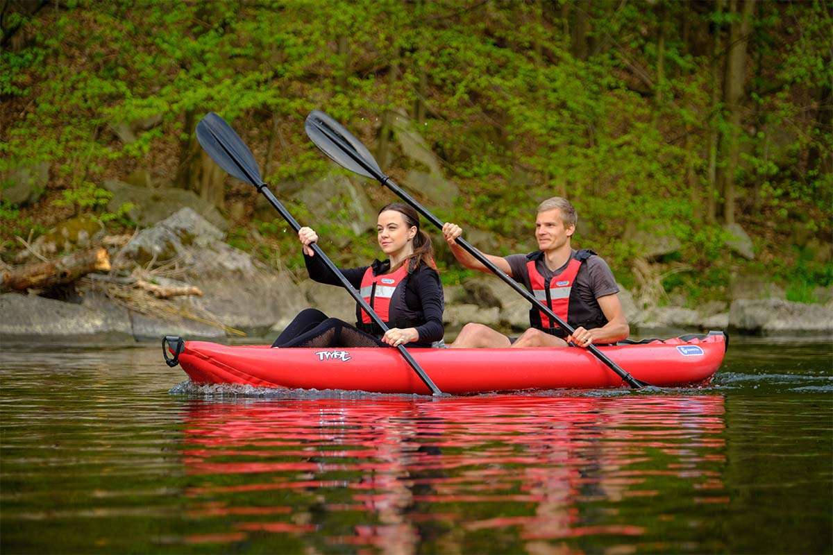 Gumotex TWIST 1 8′6″ Inflatable Kayak