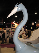 Load image into Gallery viewer, Adventure Glass Blue Heron Classic 4 Person Paddle Boat