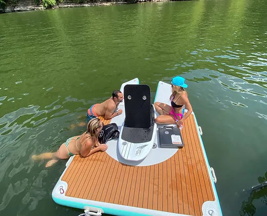 hydrofoil pedal boat ParadisePad Hydrofoil Docking Station – Light As Air Boats