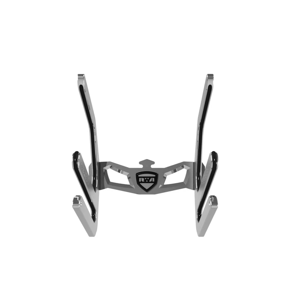 Roswell Elite Knee/Wake Board Rack - Brushed Anodized / Clear Coat