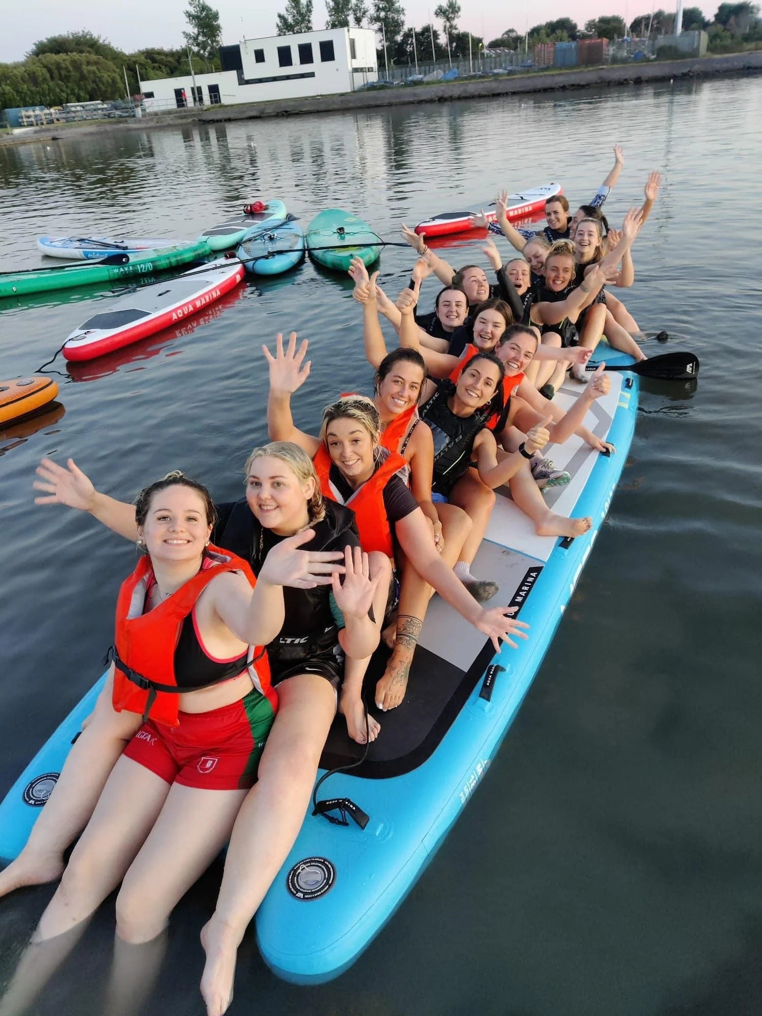 Aqua Marina 18' Mega Group Inflatable Stand Up Paddle Board