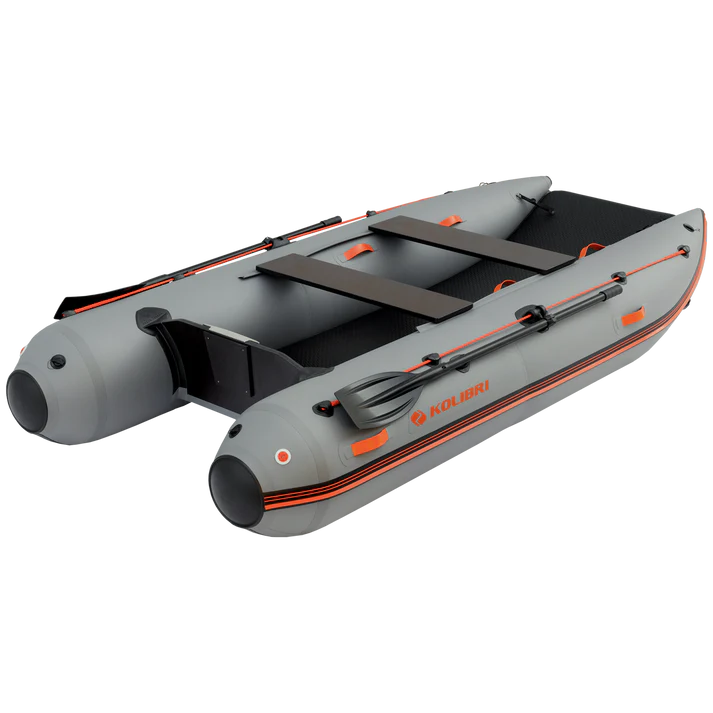 Kolibri KM-340CM (11') Inflatable Catamaran dark gray
