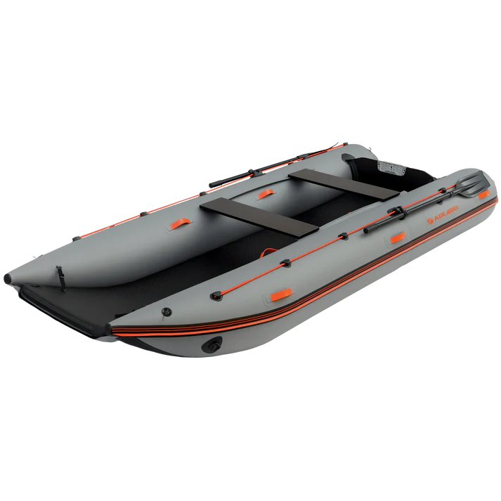 Kolibri KM-420CM (13'9") Inflatable Catamaran Dark Gray