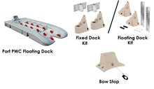 Load image into Gallery viewer, Connect-A-Port PWC Floating Dock XL5 Complete Kit light gray