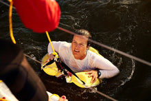 Load image into Gallery viewer, Woman rescued with the Switlik Man Overboard Module