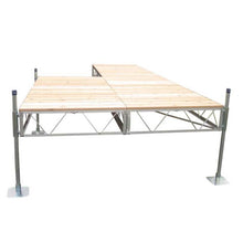 Load image into Gallery viewer, Patriot Docks 40' Patio Stationary Dock cedar decking