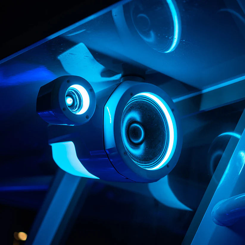 Roswell Marine R1 Pro Tower Speakers black grill