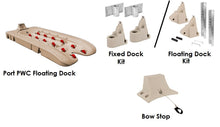 Load image into Gallery viewer, Connect-A-Port PWC Floating Dock XL5 Complete Kit tan