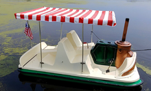 Load image into Gallery viewer, Adventure Glass Mark Twain African Queen Paddle Boat