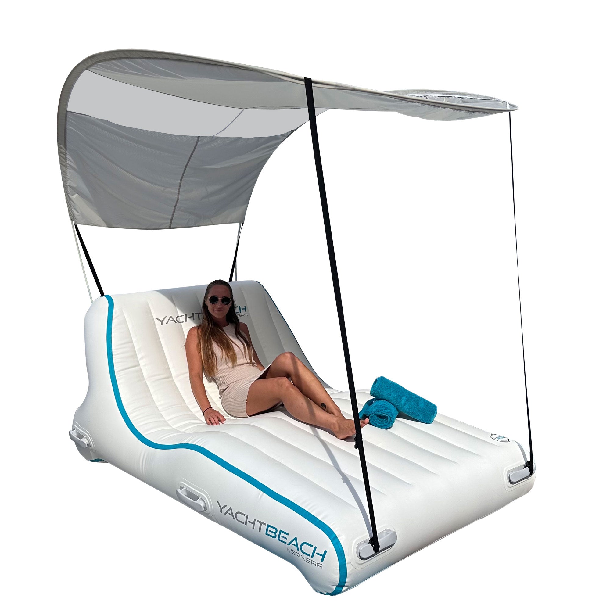 Yachtbeach  Double Sunbed Pool Lounger 7' 3" x 4' 11"