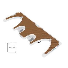 Load image into Gallery viewer, Yachtbeach Toy Dock 6.16 Dropstitch