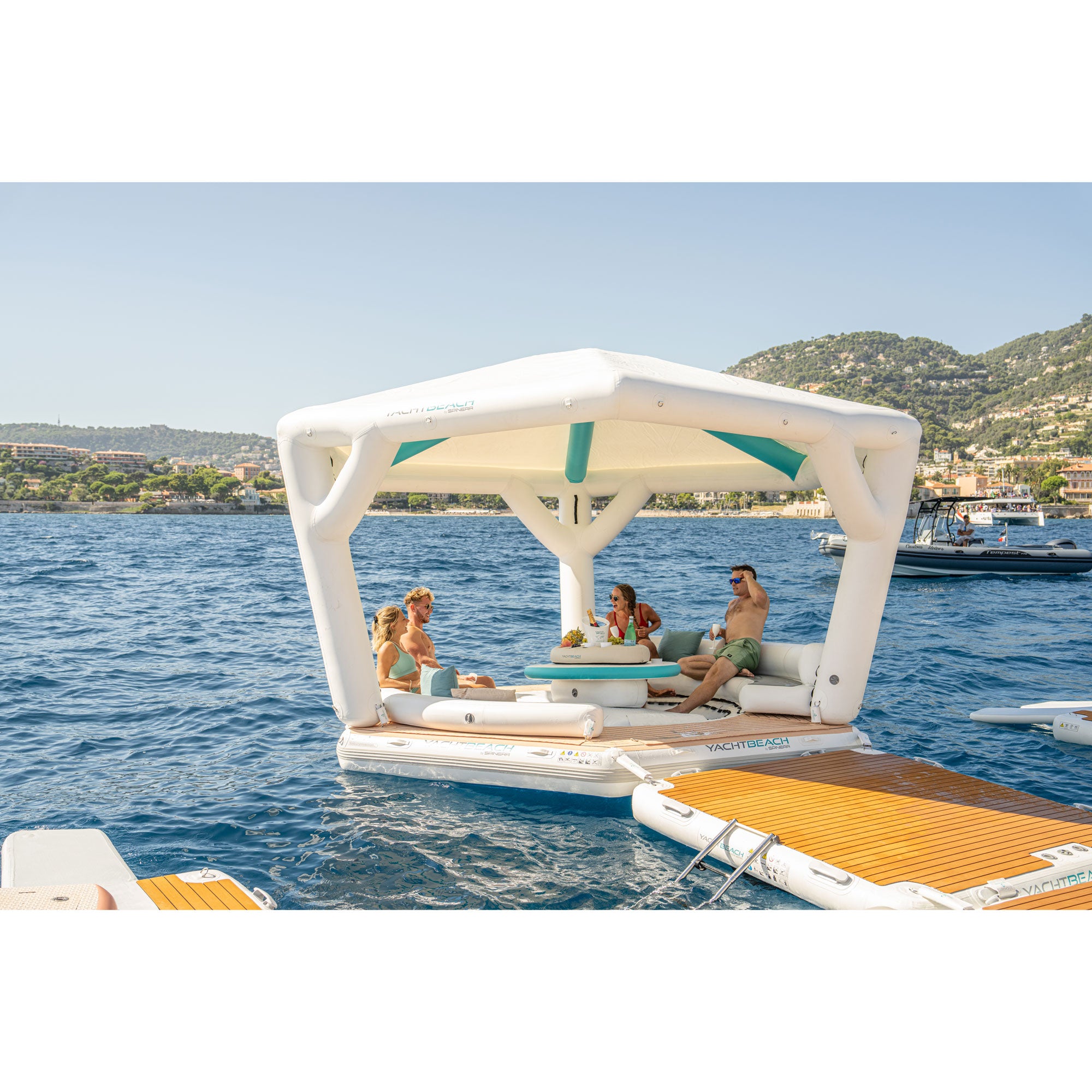 Yachtbeach Pavilion Beachclub Setup 4.10 Platform 13.5'