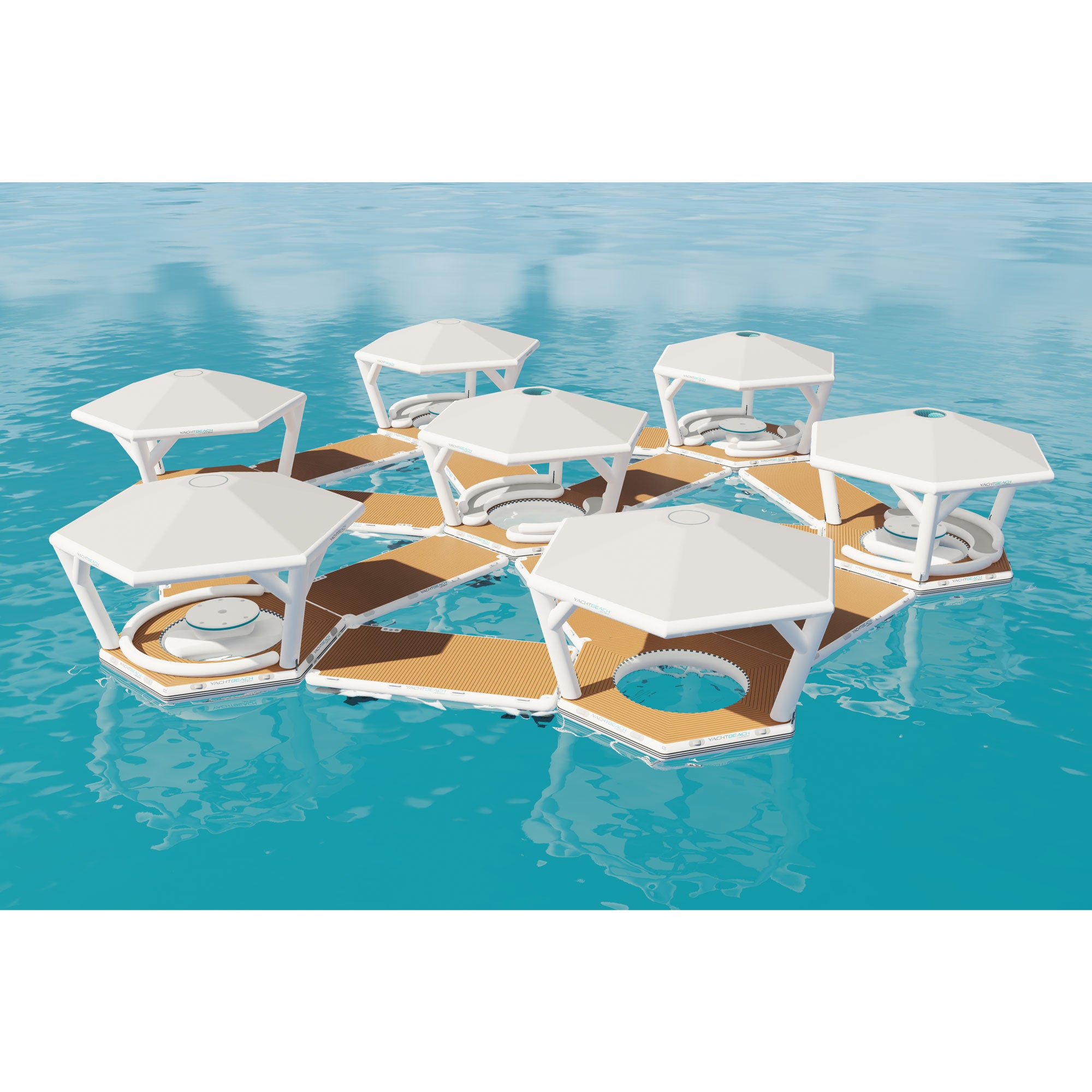 Yachtbeach Pavilion Beachclub Setup 4.10 Platform 13.5'