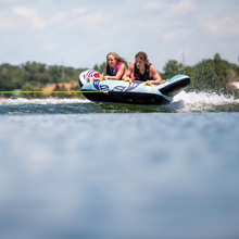Load image into Gallery viewer, 2 People Having Fun Riding On Connelly Stingray 2 Rider Towable