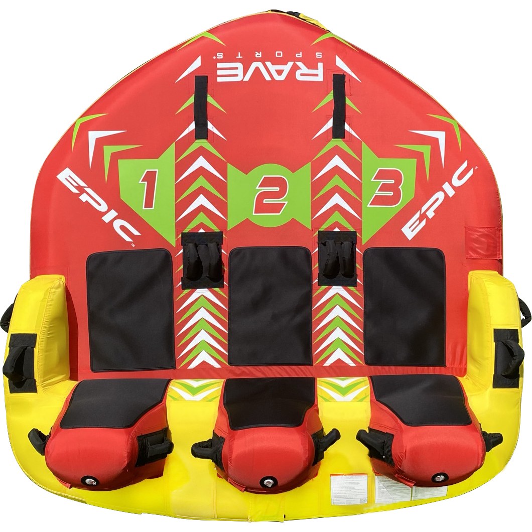 Rave #Epic 3P Towable Tube top view