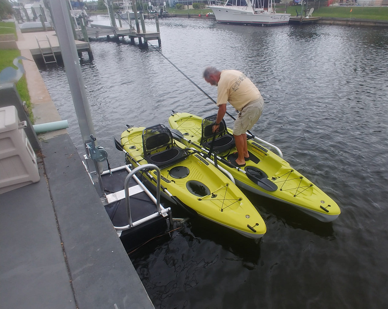 Seahorse Fixed Dock Double Kayak Launch