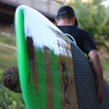 Load image into Gallery viewer, POP Board Co 11'0" Huckleberry Mint Bamboo Paddle Board