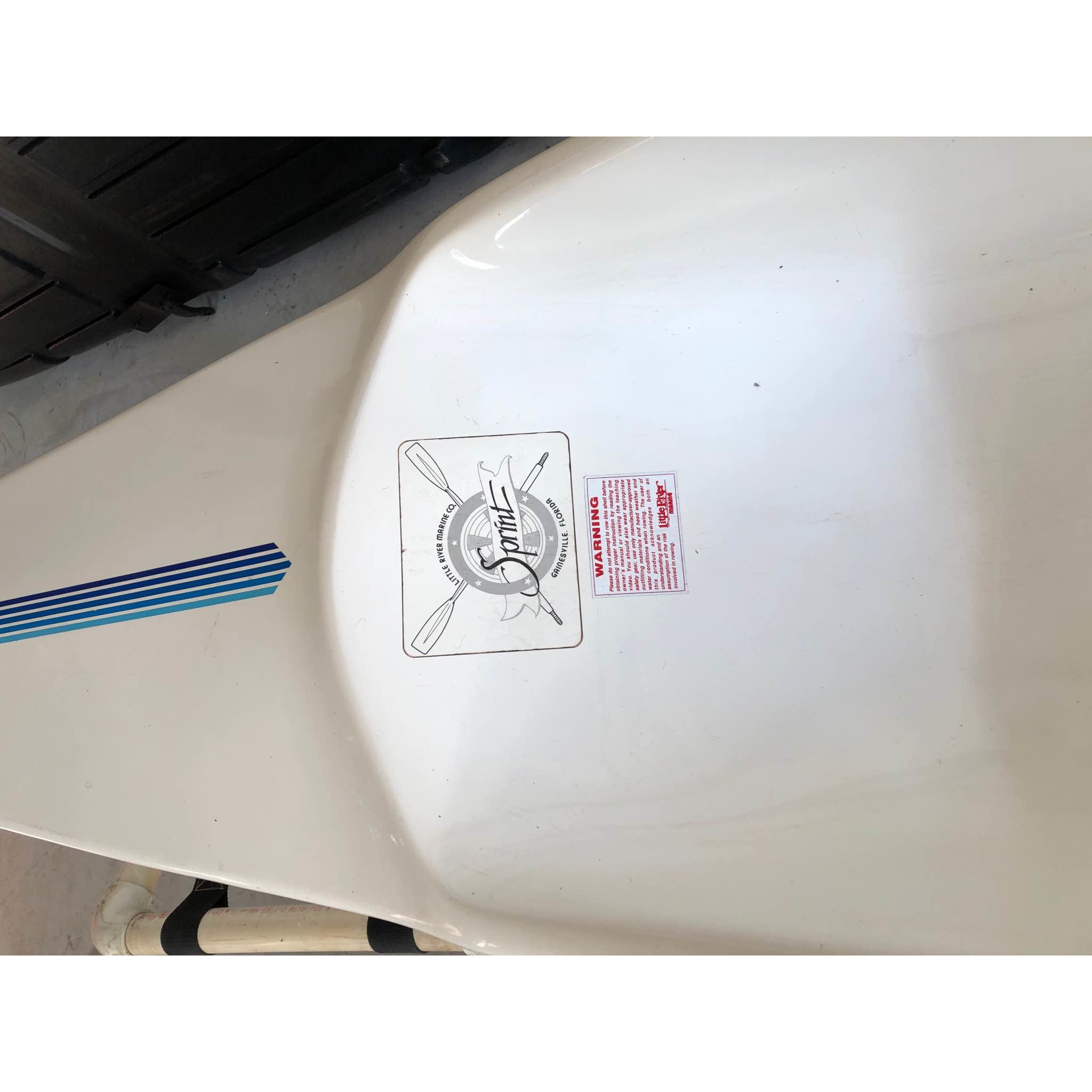 Boats - Little River Marine Sprint Recreational Rowing Shell white