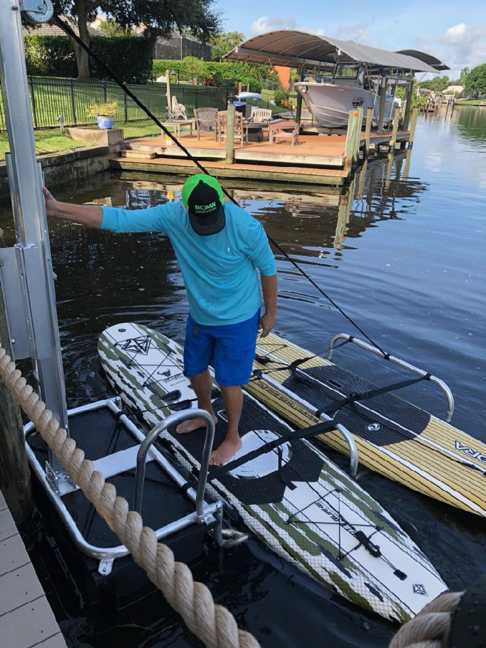 Seahorse Fixed Dock Double Kayak Launch