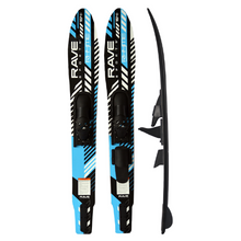 Load image into Gallery viewer, Rave Adult Rhyme Shaped Combo Water Ski Top and Side View