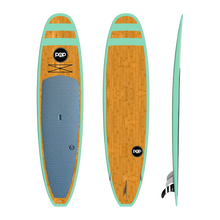 Load image into Gallery viewer, POP Board Co 11'0" Huckleberry Mint Bamboo Paddle Board