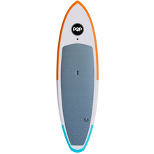 Load image into Gallery viewer, POP Board Co 9'6" Saltwater Beaver Red/ Blue Fiberglass Paddle Board