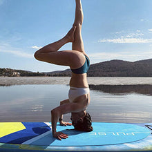 Load image into Gallery viewer, Girl doing yoga while in  Pulse The Logie Dayz 11' Rectech Board