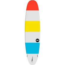 Load image into Gallery viewer, POP Board Co 11'6" Throwback Red/Yellow/Blue Fiberglass SUP