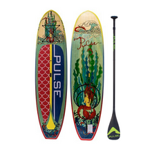 Load image into Gallery viewer, Pulse The Mermaid 10'6" Tradisional SUP with  Full Carbon Fibre Adjustable Paddle