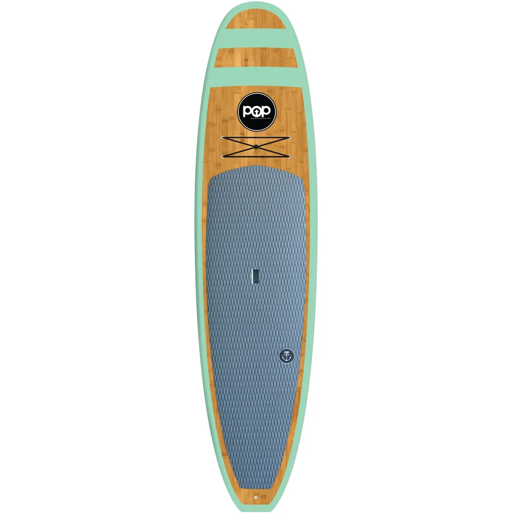 POP Board Co 11'0" Huckleberry Mint Bamboo Paddle Board