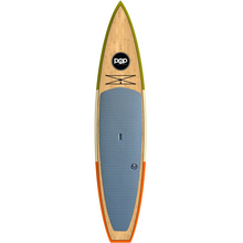 Load image into Gallery viewer, POP Board Co 12'0" Americana Green/Cream/Orange Fiberglass Paddle Board
