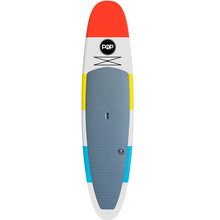 Load image into Gallery viewer, POP Board Co 11'6" Throwback Red/Yellow/Blue Fiberglass SUP