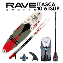 Load image into Gallery viewer, Rave Sports 10'6" Itasca Salmon Red Inflatable Paddleboard