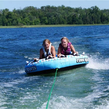 Load image into Gallery viewer, 2 people riding Rave Sports X-Frantic 3 Rider Towable 02407
