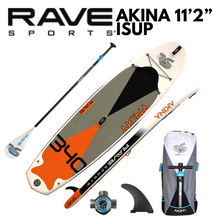 Load image into Gallery viewer, Rave Sports  11'2" Akina Orange Inflatable Paddleboard